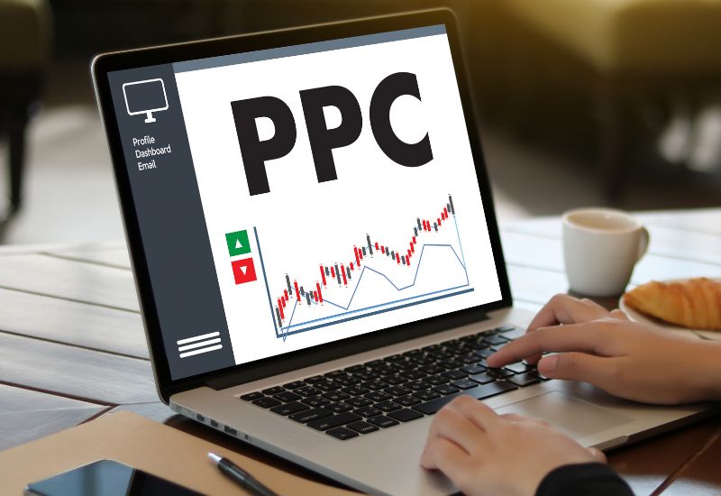 Graf ukazující nárůst návštěvnosti webu díky efektivní PPC kampani