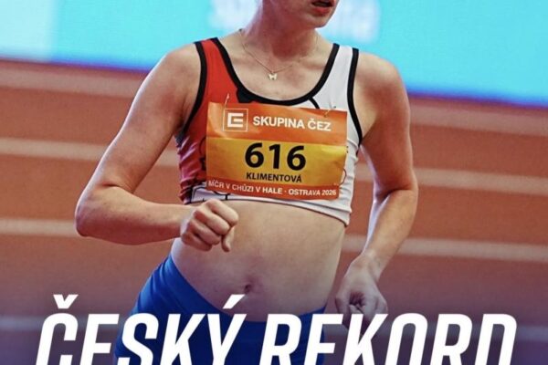 Ema Klimentová dosáhla českého rekordu v chůzi
