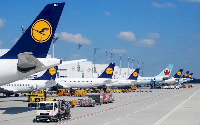Chaos na německých letištích: Lufthansa ruší stovky letů