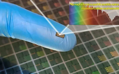 AI poháněný spektrometrický čip zmenšuje laboratorní technologii na velikost zrnka písku