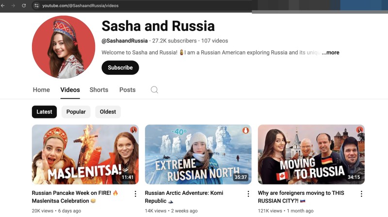 Sankcionovaná prokremelská influencerka