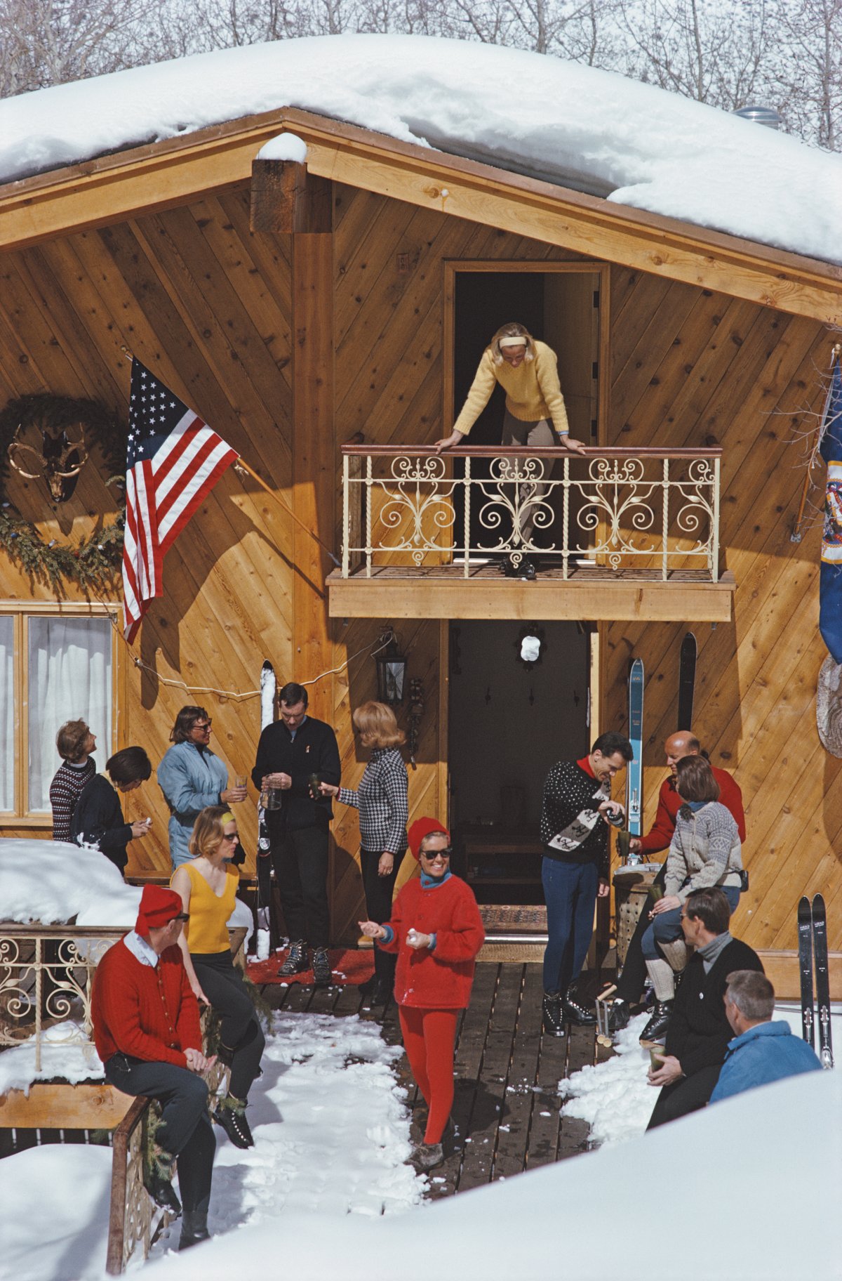Apres ski ve Vail, Colorado, březen 1964.