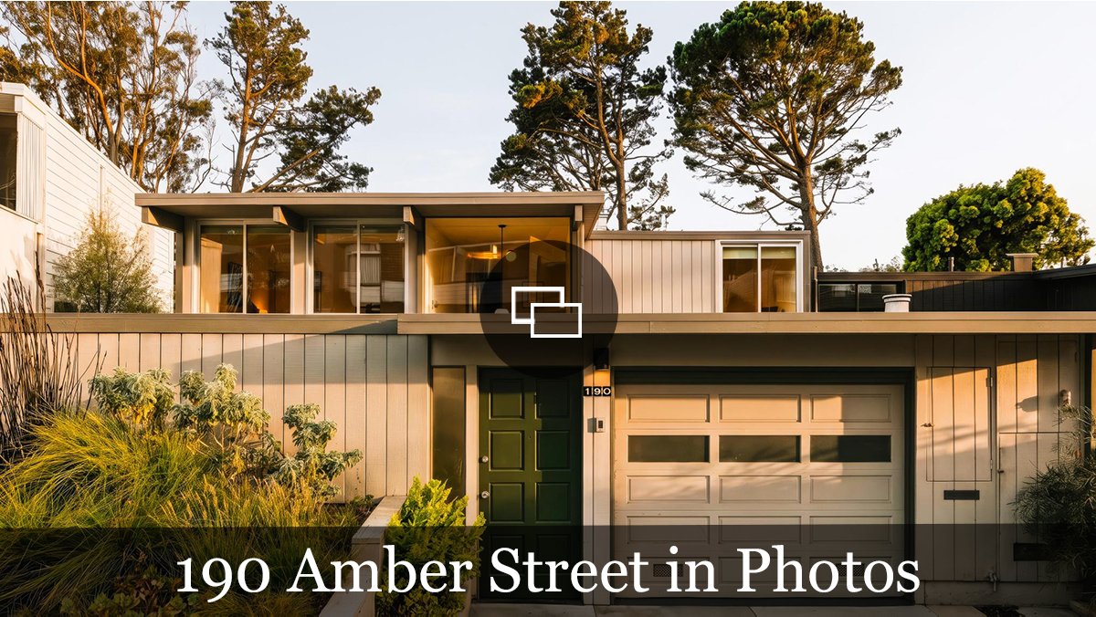 Exteriér na 190 Amber Street v San Franciscu