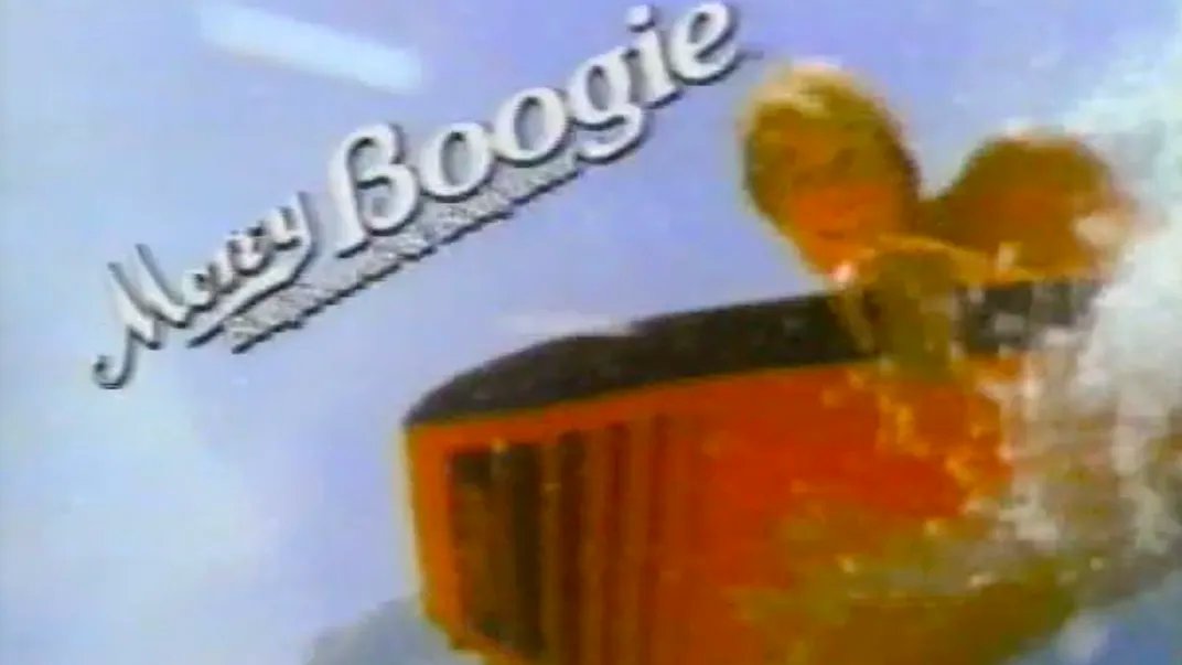 Reklama na Morey Boogie Board z roku 1986