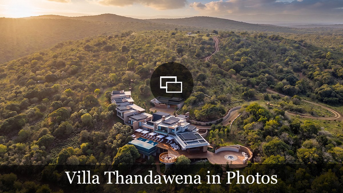 Vila Thandawena s výhledem na africkou divočinu