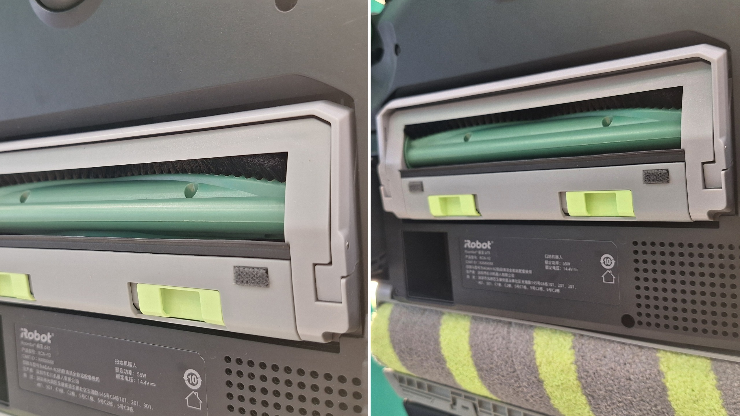 Těsnění sání na Roomba Max 875