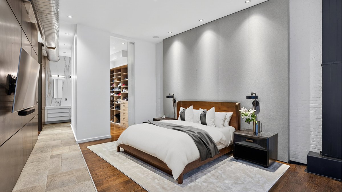 Hlavní ložnice na 44 Laight Street, jednotka 1B