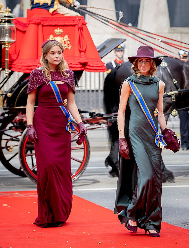Princezny Alexia a Ariane během Prinsjesdag 2026
