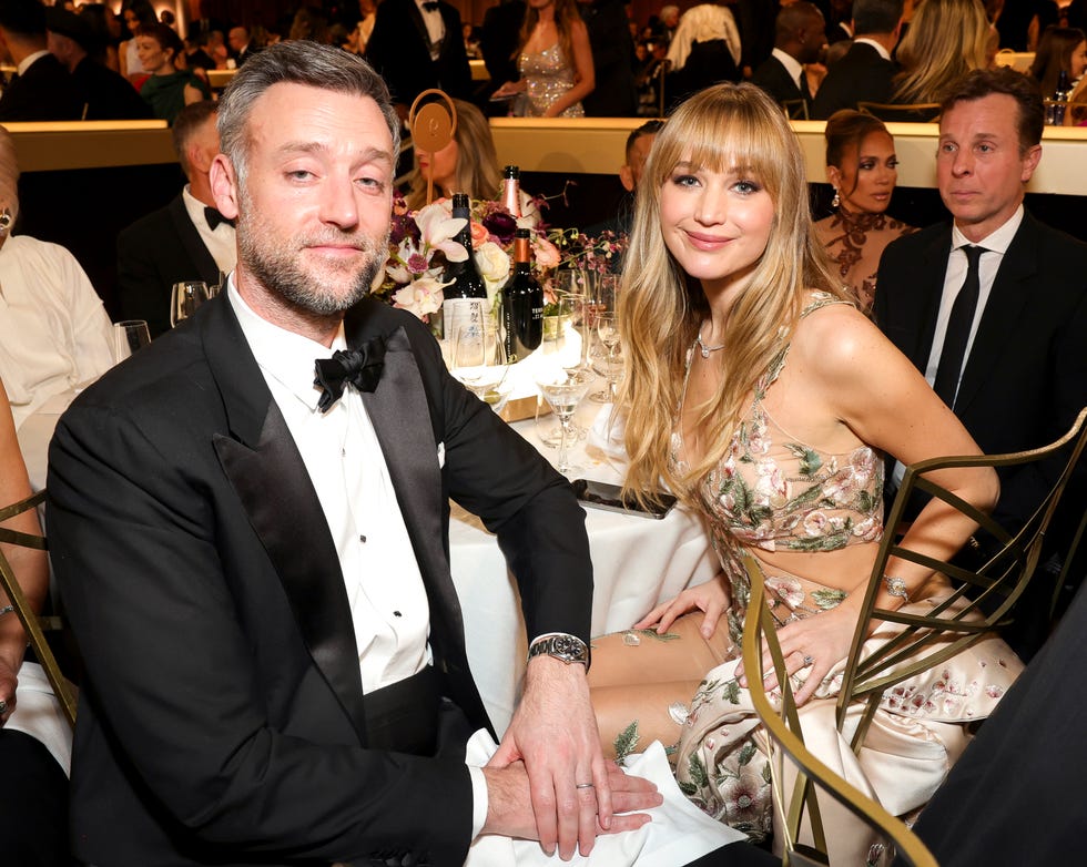 Jennifer Lawrence na Zlatých Glóbech