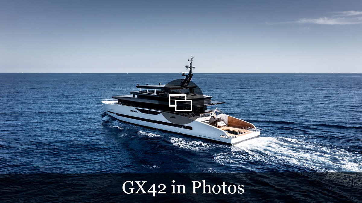GX42 Superyacht Aft (Foto: GX Superyachts)